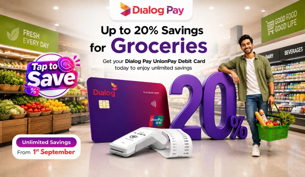 Dialog Pay Debit Card Mini Season - Groceries